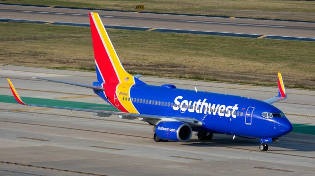 Boeing 737-700 (N7844A) - Taken November 3rd, 2019 at Dallas Love Field.