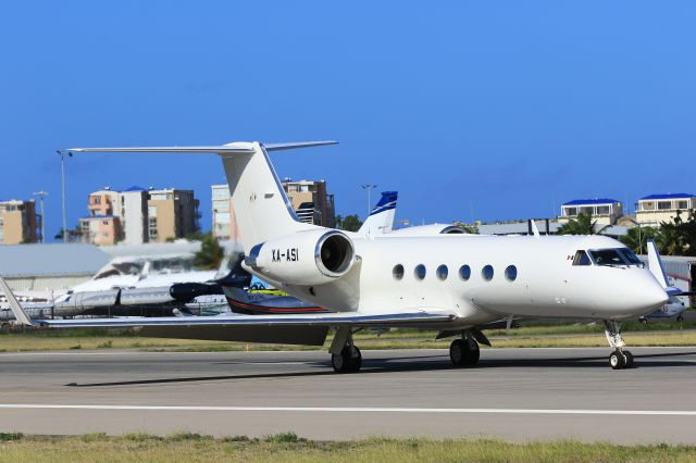 Gulfstream Aerospace Gulfstream IV (XA-ASI) - XA-ASI landing at TNCM St Maarten.