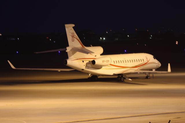 AMERICAN AIRCRAFT Falcon XP (VP-CDY) - 28 April 2015:Dassault Falcon 7X 