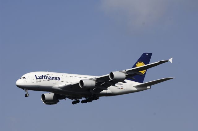 Airbus A380-800 (D-AIMG) - Final Approach to Narita Intl Airport Rwy16R on 2013/05/06