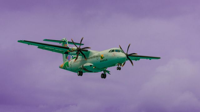 Aerospatiale ATR-42-300 (F-OIXO) - Sunset Bar at St. Maarten