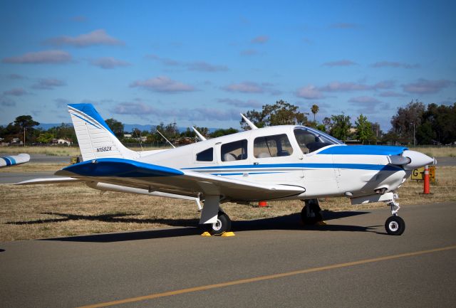 Piper Cherokee Arrow (N1582X) - Piper Cherokee Arrow on display at the 2016 Airport Day at Reid Hillview Airport, San Jose, CA.