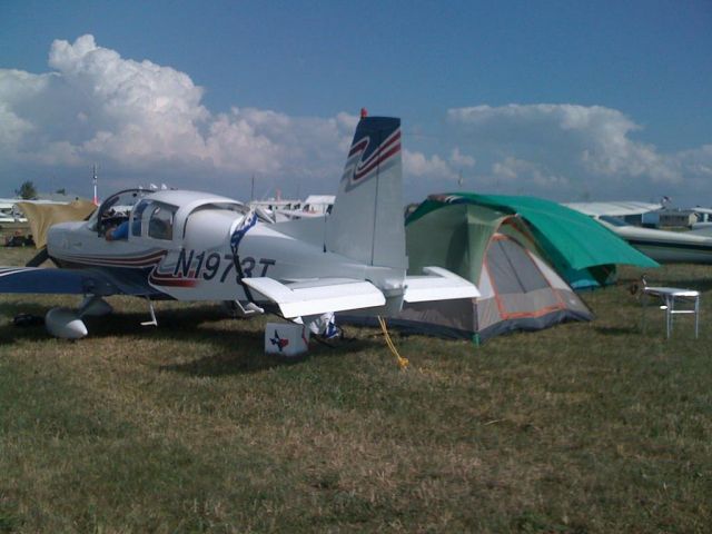 Grumman AA-5 Tiger (N1973T) - Camping at Air Ventures KOSH