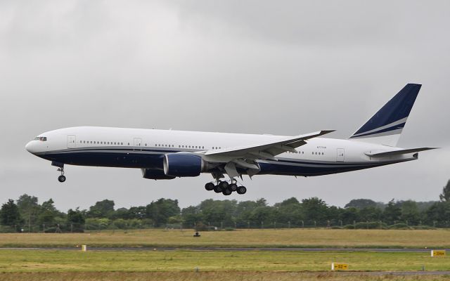 Boeing 777-200 (N777UK) - polaris aviation solutions b777-212er n777uk landing at shannon from monaco 18/6/18.