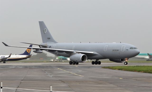 Airbus A330-200 (T054) - royal netherlands air force a330-243mrtt t-054 arriving in shannon from eindhoven 30/9/20.