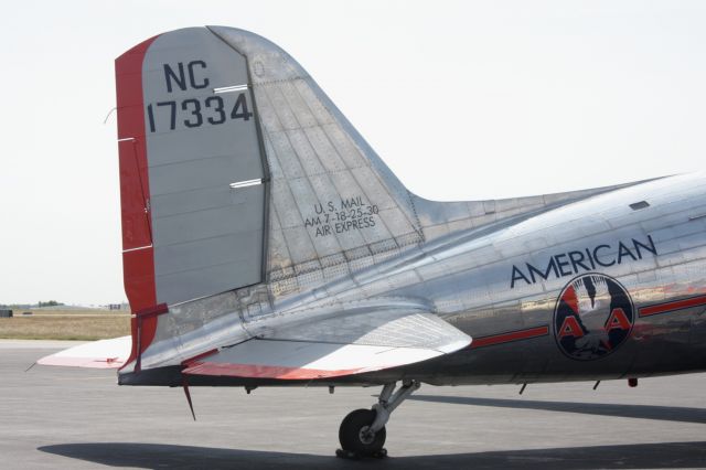 Douglas DC-3 (NC17334) - Flagship Detroit DC3, NC17334, Tulsa, OK, 8/11/12