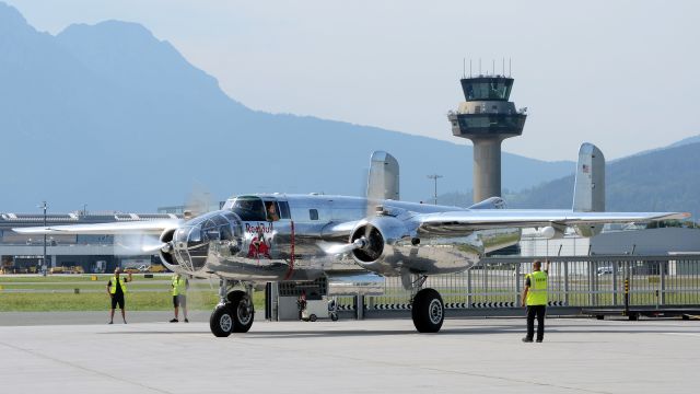 North American TB-25 Mitchell (N6123C) - North American B-25J Mitchell, The Flying Bulls, Salzburg, Sep 5, 2024