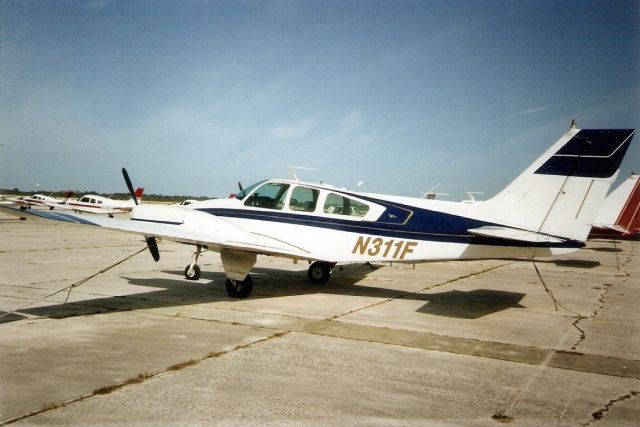 Beechcraft 55 Baron (N311F) - Seen here in Jan-92.  Since reregistered N311FT.