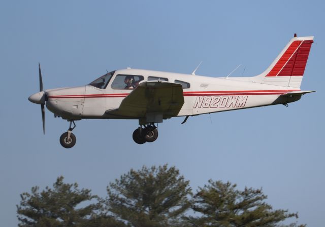 Piper Cherokee (N820WM) - My favorite student in the pattern at Donaldson Center Greenville SC.