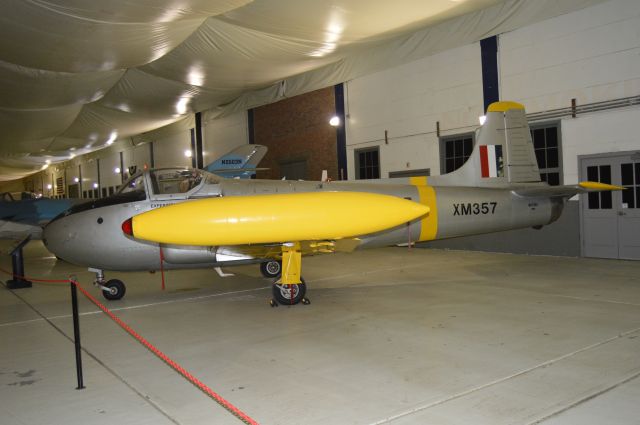 HUNTING PERCIVAL P-84 Jet Provost (N27357) - On display at the Tillamook Air Museum while on loan from the Classic Aircraft Aviation Museum out of Hillsboro, Oregon.