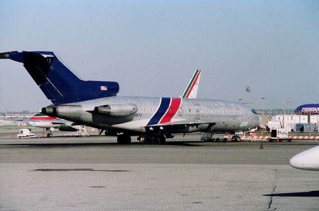 Boeing 727-100 (N1973) - KLAX - ex Flying Tiger 727 at Imperial cargo ramp, apprx March 1989