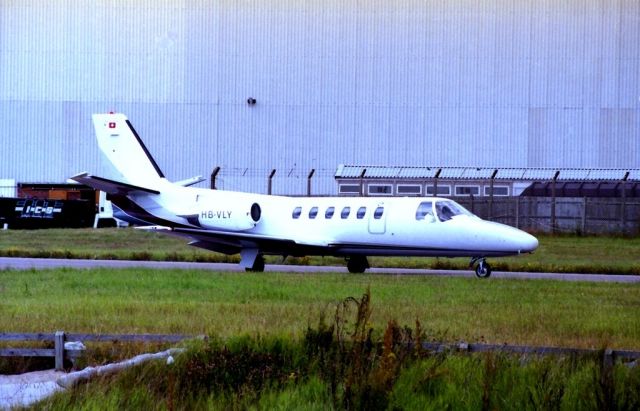 Cessna Citation II (HB-VLY) - Date 10/07/99 Cessna 550