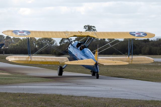 Boeing PT-17 Kaydet (VH-URC) - Boeing A75N1 sn 75-1834 VH-URC Serpentine Airfield, Hopeland. Western Australia. Australia.25-09-16.