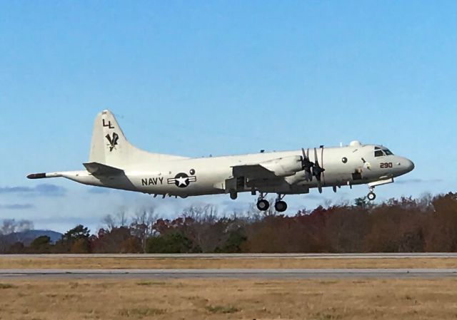 Lockheed P-3 Orion (16-3290) - Still going strong!  A P-3 Orion doing touch and gos.