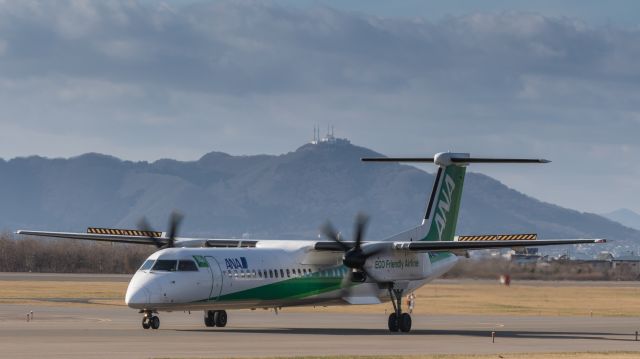 de Havilland Dash 8-400 (JA856A) - ANA Wings - AKX / Bombardier DHC-8-402Q Dash 8 [DH8D]br /Dec.13.2015 Hakodate Airport [HKD/RJCH] JAPAN