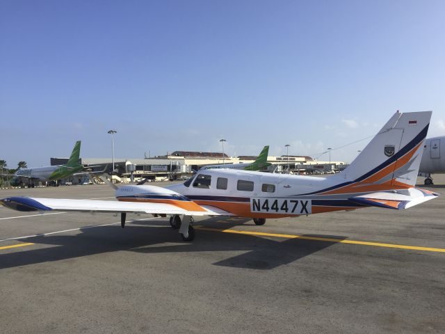 Piper Seneca (N4447X) - In a ferry flight from the US to Indonesia. 27 FEB 2016.