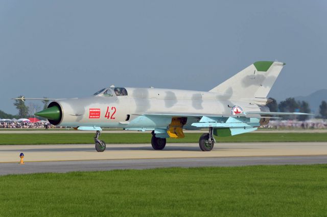 — — - North Korea Air Force Mig-21