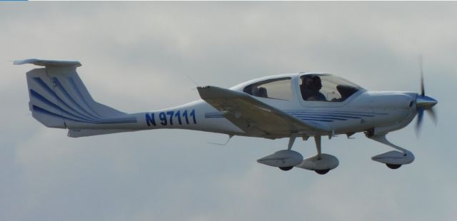 Diamond Star (N97111) - 97111 overflying CVO on 24th October 2020.