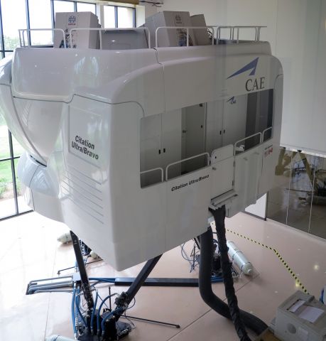 Cessna Citation V (N365EA) - Citation Ultra / Bravo full motion level D simulator.