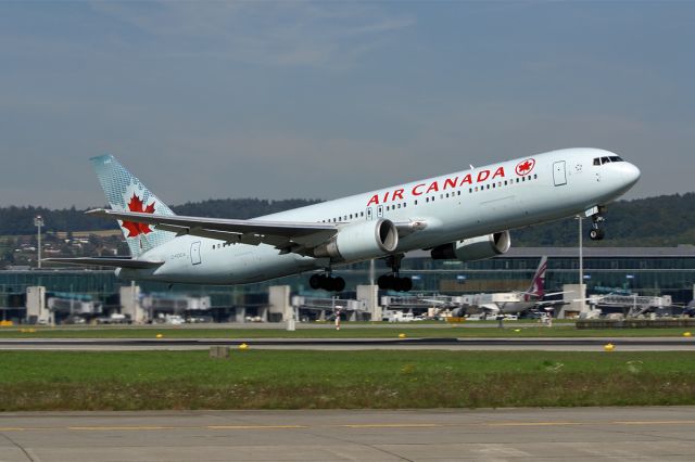 BOEING 767-300 (C-FOCA) - Boeing 767-375(ER)  Air Canada  LSZH Zurich Airport Switzerland  20.September 2010