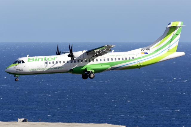 Aerospatiale ATR-72-600 (EC-MPI) - TENERIFE SURbr /05 JUN 2021