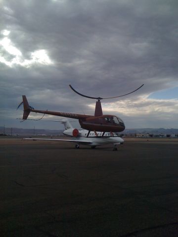 Robinson R-44 (N41286) - Bent Blades