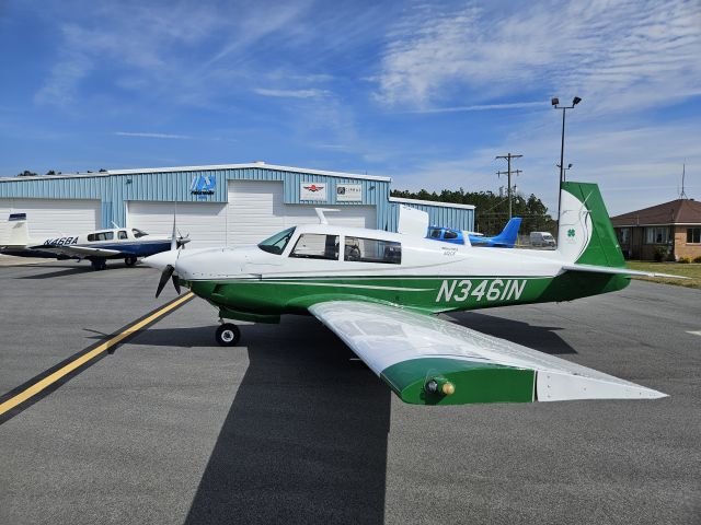 Mooney M-20 (N3461N) - Standing on the ramp, heading to a new home near Dallas, Texas/