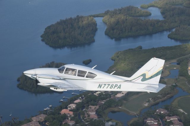 Piper Aztec (N778PA) - This photo was taken by a friend while flying over the Indian River, south of KMLB.  Big thanks to N808DC!