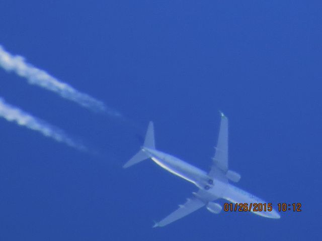 Boeing 737-900 (N75432) - United Airlines flight 1653 from IAD to SAN over Southeastern Kansas at 34,000 feet.