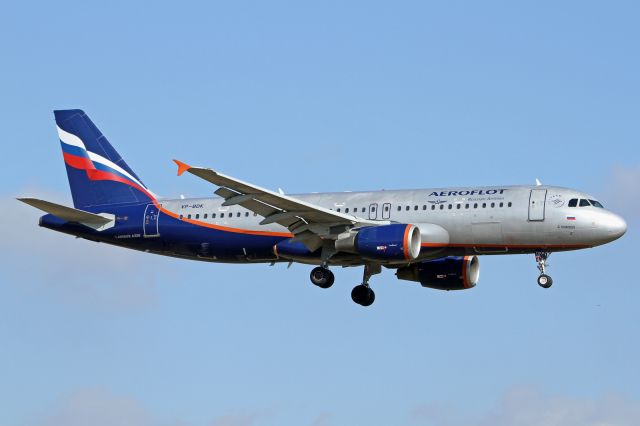 Airbus A320 (VP-BDK)