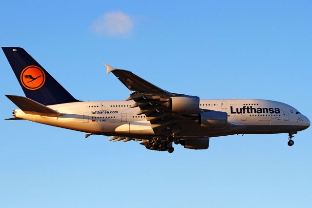 Airbus A380-800 (D-AIMG) - evening sun