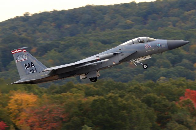 McDonnell Douglas F-15 Eagle (85-0104) - The Masachusetts ANG heritage jet for the 104th Fighter Wing