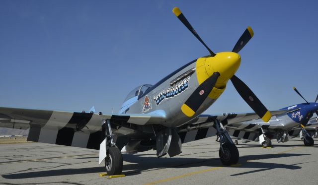 North American P-51 Mustang (N2580) - Planes of Fame Airshow Chino CA