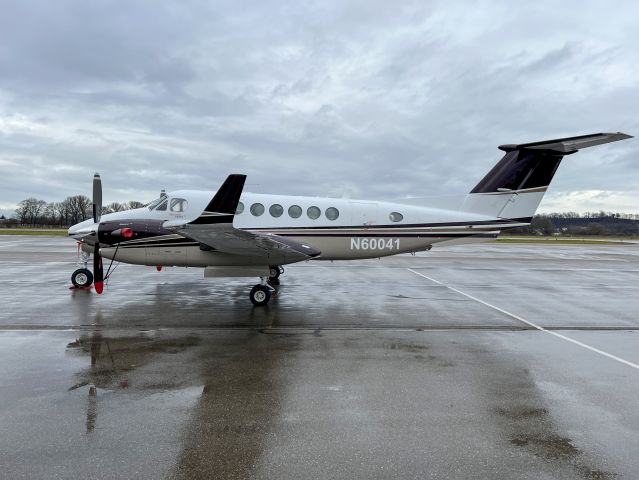 Beechcraft Super King Air 300 (N60041) - At Augsburg, Germany. Ready for a ferry flight to the US shortly. 3 MAR 2022.