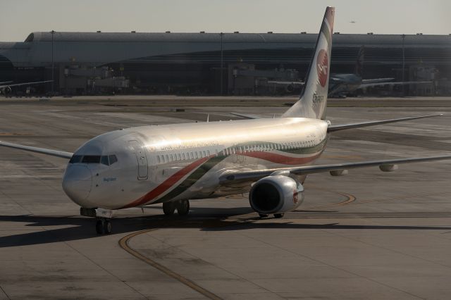 Boeing 737-800 (S2-AHO) - 29th December, 2024: The delayed BG 388 from Dhaka's Zia International Airport taxiing to the gate at Bangkok Suvarnabhumi. 
