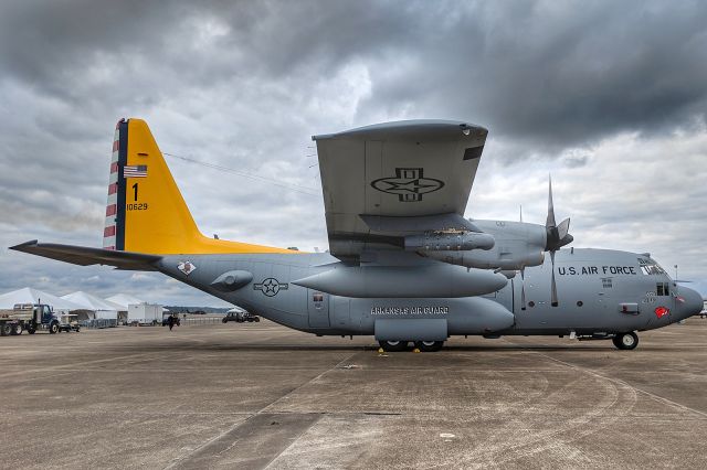 Lockheed C-130 Hercules (81-0629) - 154th TRS/189th AW, Arkansas ANG, C-130H, in commemorative paint scheme.