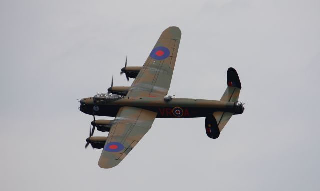 — — - Lancaster Bomber at the Cold Lake Airshow