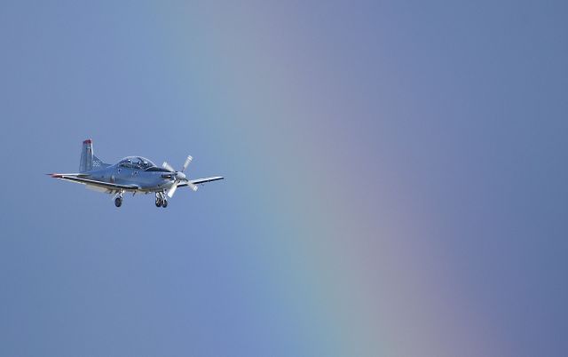 HAWKER DE HAVILLAND PC-9 (IAC266) - irish aer corps - somewhere over the rainbow