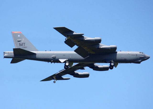 Boeing B-52 Stratofortress (60-0060) - At Barksdale Air Force Base. This is my 50th different B-52 to photograph and only the 2nd one from Minot Air Force Base.