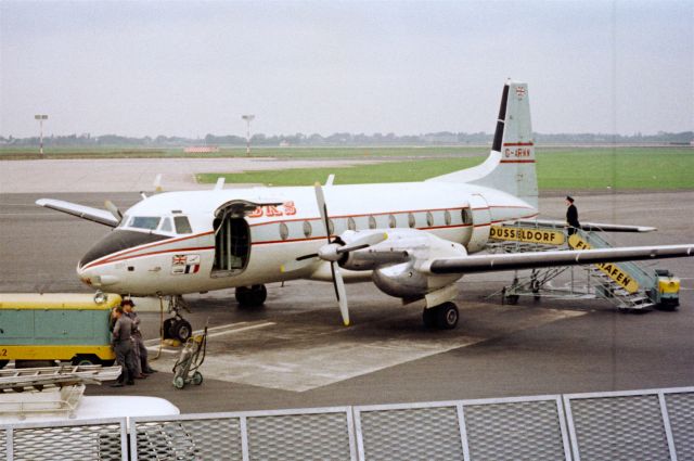 Hawker Siddeley HS-748 (G-ARMW) - 1968 at Düsseldorf (EDDL)