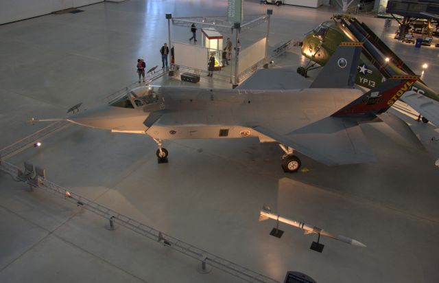 N301 — - A photo I took of an X-35B at the Smithsonian Air and Space Museum, with Short Take-Off, Vertical Landing ( STOVL ) capabilities. They can land on Carriers and LHA/ LHD's. I'd like to get some in Air photos.