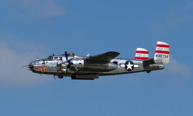 North American TB-25 Mitchell (N90792) - A very shiny B25 Mitchell performing low passes at AirVenture 2015!