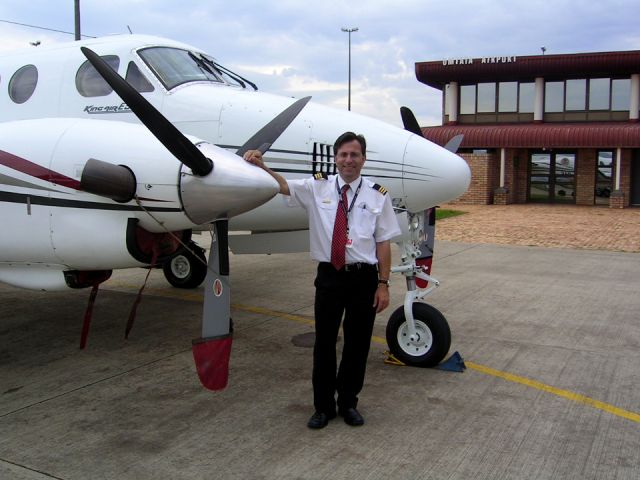 Beechcraft King Air 90 (ZS-OAE) - At Umtata, South Africa.