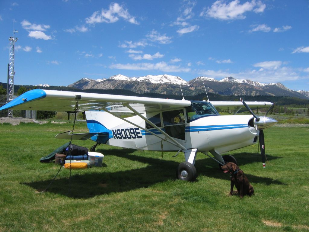 MAULE M-5 Strata Rocket (N9009E) - Sawtooth Mountains