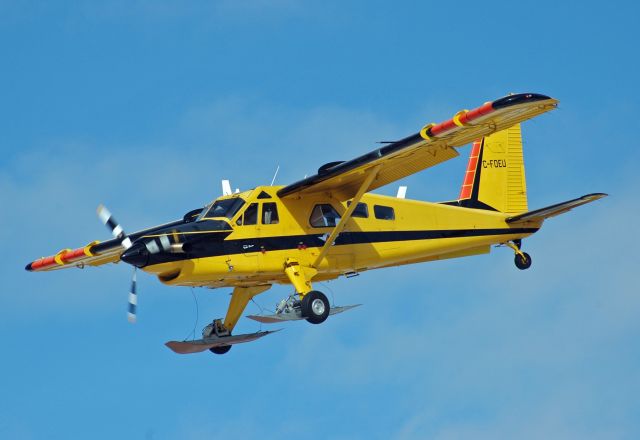 De Havilland Canada DHC-2 Mk1 Beaver (C-FOEU) - 1967 De Havilland DHC-2 Mk III/Turbo Beaver (C-FOEU/1678TB46) on final approach at CYPQ on March 2, 2021. This aircraft is operated by the Ministry of Natural Resources (Ontario).