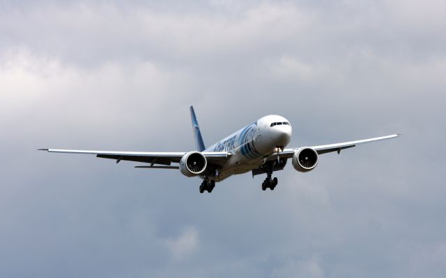 BOEING 777-300 (SU-GDR) - Egypt Air 777-300ER Landing at Paine Field.