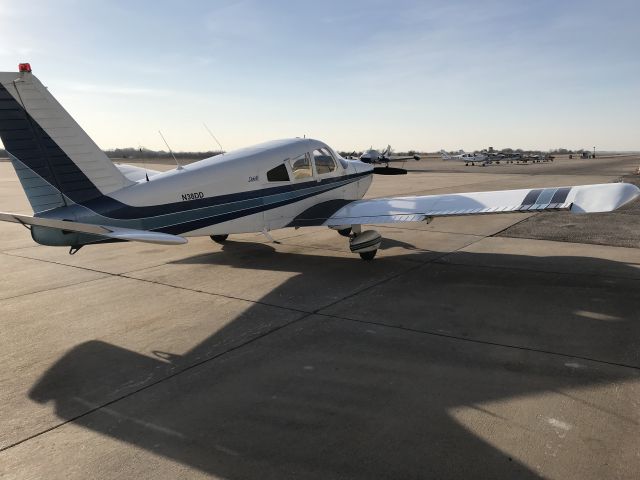 Piper Cherokee (N38DD) - New Tail Number N38DD