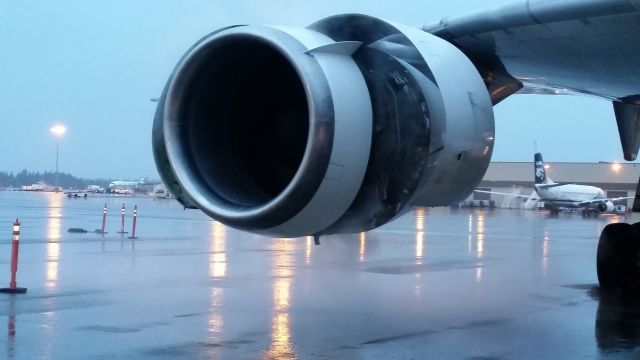 McDonnell Douglas DC-10 (N315FE) - Early morning engine run in the rain after a CSD and GEN R&R. Ops check good.