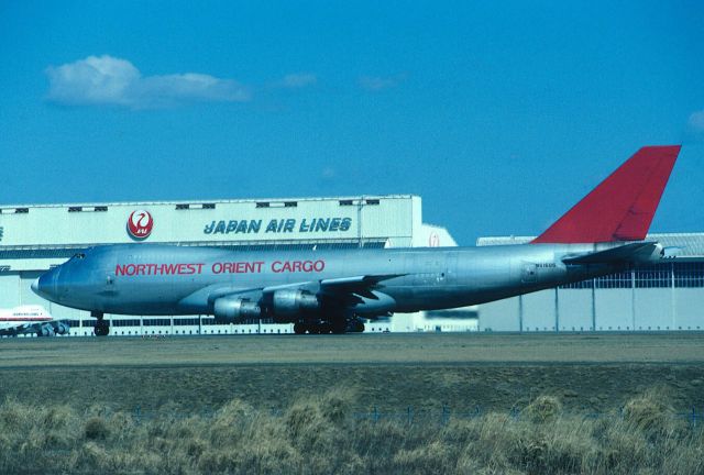 Boeing 747-200 (N616US) - Departure at Narita Intl Airport Rwy34 on 1985/02/24