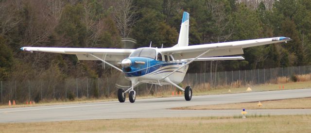 Quest Kodiak (N498KQ) - First arrival to JAARS Townsend Field, Waxhaw, NC - Jan09